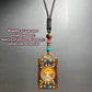 Thangka Pendant with hand-woven,Buddha of supreme enlightenment,Source of Universal Energy