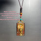 Thangka Pendant with hand-woven,Medicine Buddha,Live a long and healthy life,Free from sickness and disease