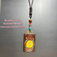 Thangka Pendant with hand-woven,Buddha's Eye,Guardian Angel