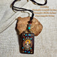 Thangka Pendant with hand-woven,Buddha of supreme enlightenment,Source of Universal Energy