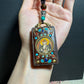 Thangka Pendant with hand-woven,Buddha of supreme enlightenment,Source of Universal Energy