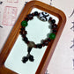 Dzi Bead Tibetan Jewelry Bracelet Three Eyes Spiritual Shield Harmony of Human and Earth and Heaven